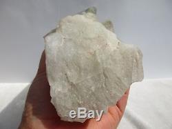 3.26 lbs Real Natural Clear Quartz Crystal Cluster Point Citrine Brazil 1482g
