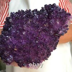 3.28LB Species Restoration of New Purple Quartz Crystal Cluster Discovered K469