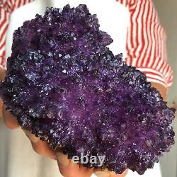 3.28LB Species Restoration of New Purple Quartz Crystal Cluster Discovered K469