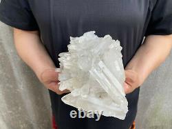 3.2LBS Clear Quartz Cluster Natural Crystal Mineral Specimen Healing TQS31
