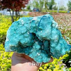 3.3 LB Superb Natural Fluorite Quartz Crystal Cluster Madagascar
