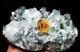 3.31lb New Find Green/yellow Phantom Quartz Crystal Cluster Mineral Specimen