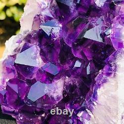 3.32LB Natural Amethyst Geode Quartz Cluster Crystal Specimen Healing