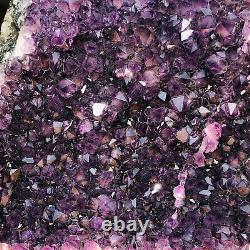 3.32LB Natural Amethyst geode quartz cluster crystal specimen Healing