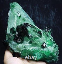3.3lb RARE! New Find Natural Beatiful Green Quartz Crystal Cluster Specimen