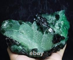 3.3lb RARE! New Find Natural Beatiful Green Quartz Crystal Cluster Specimen
