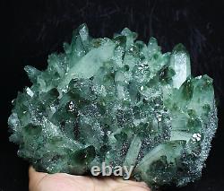 3.49 lb RARE! New Find Natural Beatiful Green Quartz Crystal Cluster Specimen
