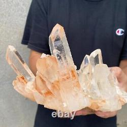 3.4lb Natural Clear White Quartz Crystal Cluster Rough Healing Specimen