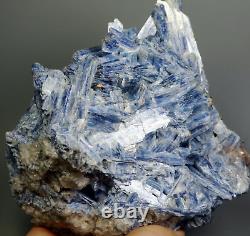 3.52LB Beautiful Natural Blue Quartz Crystal Cluster kyanite Mineral Specimen