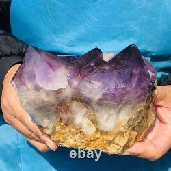 3.54LB Natural Amethyst Cluster Quartz Crystal Rare Mineral Specimen Heals 617