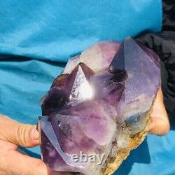 3.54LB Natural Amethyst Cluster Quartz Crystal Rare Mineral Specimen Heals 617