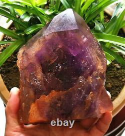 3.57LB Big Skeletal Purple Quartz Natural Amethyst Crystal Specimen Point Heal