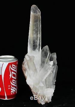 3.58lb AAA+++ Clear Natural White QUARTZ Crystal Cluster Specimen