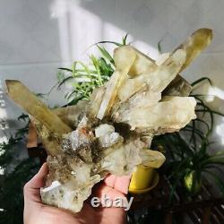 3.63lb Natural Citrine Quartz Crystal Cluster Geode Raw Rough Mineral Specimens