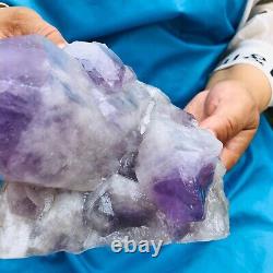 3.67LB Large Natural Amethyst Geode Cluster Quartz Crystal Specimen Healing