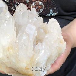 3.6LB Natural Clear Quartz Cluster Crystal Cluster Mineral Specimen Heals 306