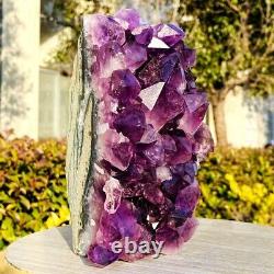 3.81LB Natural amethyst cluster quartz crystal cluster mineral specimen