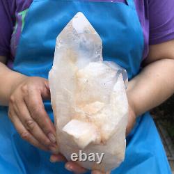 3.96lb Natural white Quartz Cluster Crystal Specimens Mineral Healing 1800g
