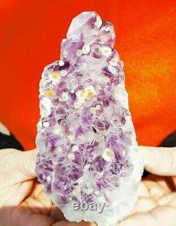 3 LB Natural Amethyst Geode Quartz Cluster Crystal Specimen Healing