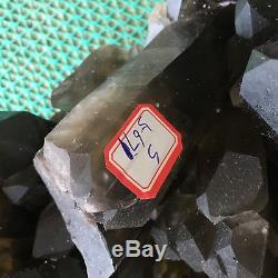 30.51LB Natural smokey quartz cluster specimen crystal healing S5671