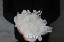 3000g(6.6lb) Natural Beautiful Clear Quartz Crystal Cluster Tibetan Specimen