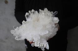 3000g(6.6lb) Natural Beautiful Clear Quartz Crystal Cluster Tibetan Specimen