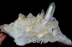 31.6lb New Find NATURAL White Clear Quartz Crystal Cluster Mineral Specimen