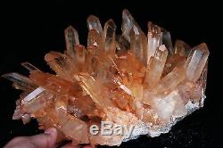 3275g New Find Clear Natural Pink QUARTZ Crystal Cluster Original Specimen
