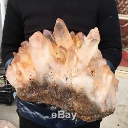 33.22LB Natural clear cluster quartz Mineral crystal specimen healing AP4574