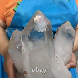 3330g HUGE Clear White Quartz Crystal Cluster Rough Specimen Healing Stone 1114