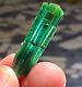 34 Cts Super Gemmy Bluish Green Dt Tourmaline Sceptre Crystal Bunch (repaired)