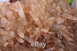 34000g(74.8Ib) Beautiful Natural Clear QUARTZ Crystal Cluster Specimen Healing