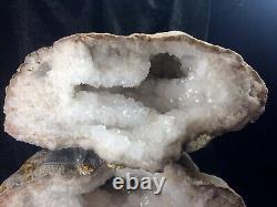 35Lb Quality Huge Geode 12 Whole Pair Natural Quartz Crystal Cluster Kentucky