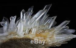 36.9lb New Find Clear Natural White QUARTZ Crystal Cluster Original Specimen