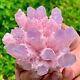 370g Newly Discovered Pink Phantom Quartz Crystal Cluster Minerals