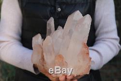 3840g Natural Beautiful Clear Quartz Crystal Cluster Tibetan Specimen #006