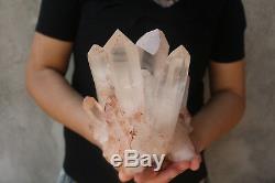 3840g Natural Beautiful Clear Quartz Crystal Cluster Tibetan Specimen B265