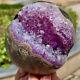 394g Natural Uruguayan Amethyst Quartz Crystal Open Smile Ball Therapy