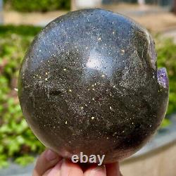 394G Natural Uruguayan Amethyst Quartz crystal open smile ball therapy