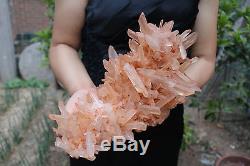 3950g Beautiful Natural Clear Quartz Crystal Cluster Tibetan Specimen #02