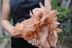 3950g Beautiful Natural Clear Quartz Crystal Cluster Tibetan Specimen #02