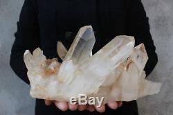 3960g Natural Beautiful Clear Quartz Crystal Cluster Tibetan Specimen B691