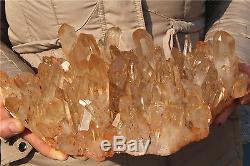 3995g PRETTY NATURAL Tibetan QUARTZ CRYSTAL CLUSTER point mineral Specimen