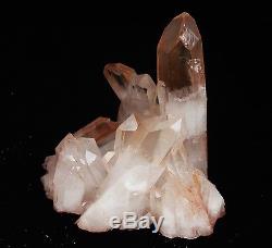 4.07lb New Find Clear Natural Pink QUARTZ Crystal Cluster Original Specimen