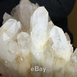 4.0lb Large Natural Clear White Quartz Crystal Cluster Rough Healing Specimen
