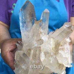 4.13LB Large Natural White Quartz Crystal Cluster Rough Specimen Healing Stone