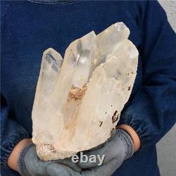 4.14kg Natural quartz cluster mineral specimen crystal Healing