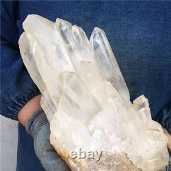 4.14kg Natural quartz cluster mineral specimen crystal Healing