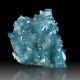 4.2 Iridescent Neon Blue Gem Aqua Aura Quartz Crystal Cluster Arkansas For Sale