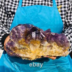 4.29LB Natural Amethyst Cluster Quartz Crystal Mineral Specimen Healing